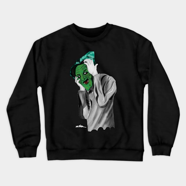 Green Witch - colour splash Crewneck Sweatshirt by lucafon18